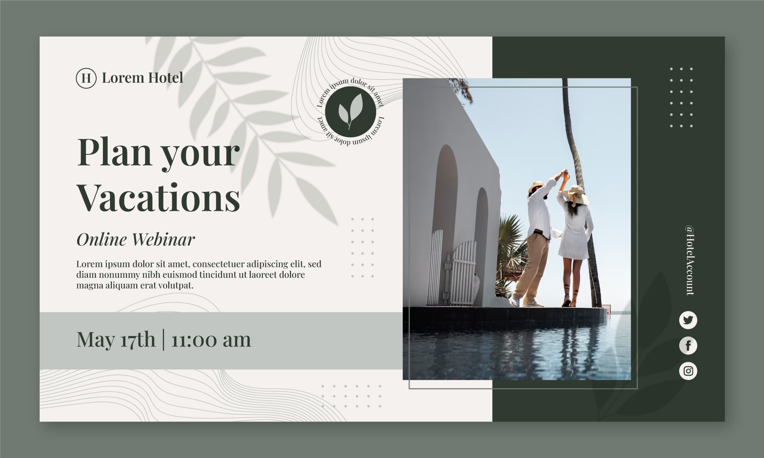 website design template view