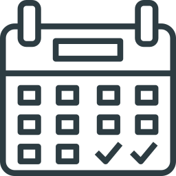 Event calendar black icon