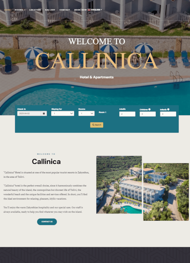 Website homepage image